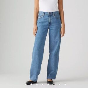Levi's Women's Baggy Dad Jean in Vintage Blue | 32/30